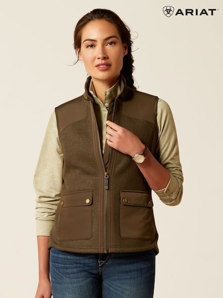 Ariat Millbrae Brown Gilet (F99578) | £120