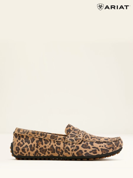 Ariat Selene Suede Driving Moccasin Brown Shoes (F99619) | £90