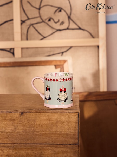 Cath Kidston Green Wild Flowers Wild Women Mug (F99859) | £12