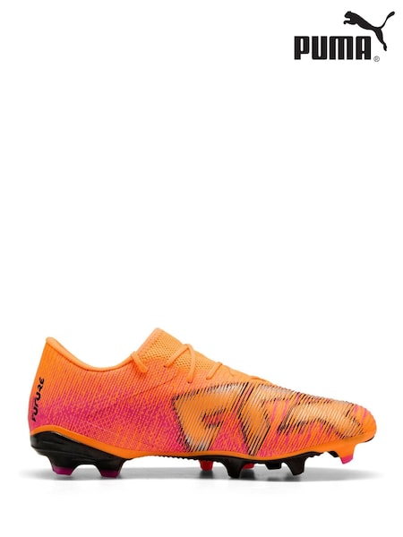 Puma Orange Mens Future 8 Match Low Firm Ground Football Boots (F99872) | £65