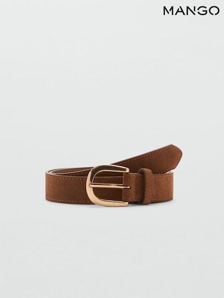 Mango Brown Suede Belt (F99894) | £26