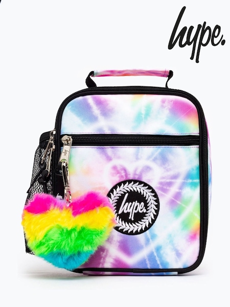 Hype. Pink Heart Tie Dye Lunch Box (G00001) | £18