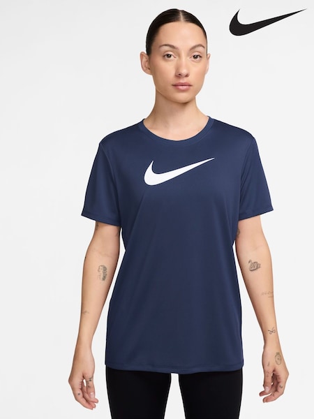 Nike Midnight Navy Dri-FIT Graphic T-Shirt (G00161) | £28