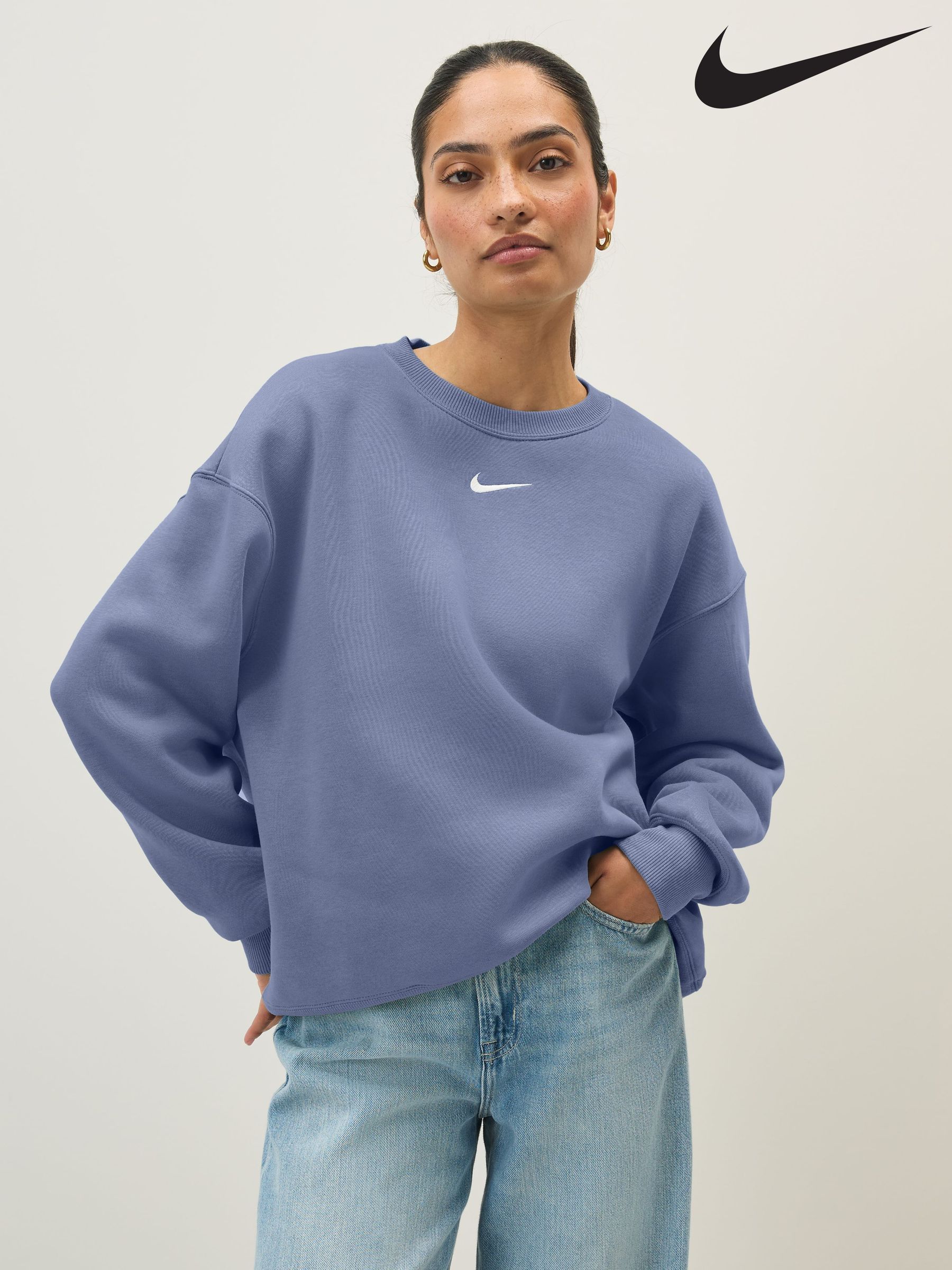 nike blue womens sweatshirt