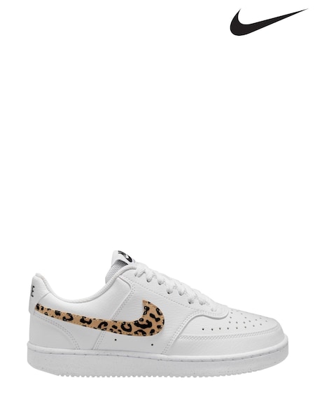 Nike White Court Vision Low Next Nature SE Trainers (G00430) | £75