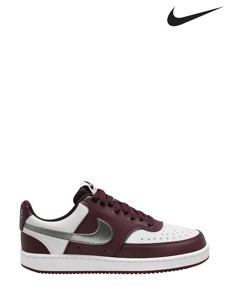 Nike White Court Vision Low Next Nature Trainers (G00446) | £75