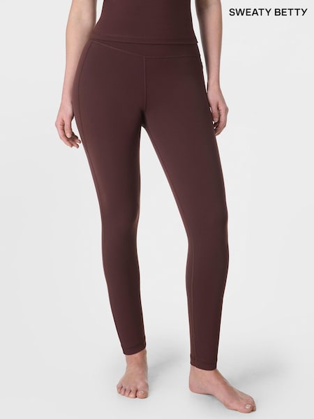 Sweaty Betty Brown Full Length Ultimate Studio Leggings (G00613) | £80
