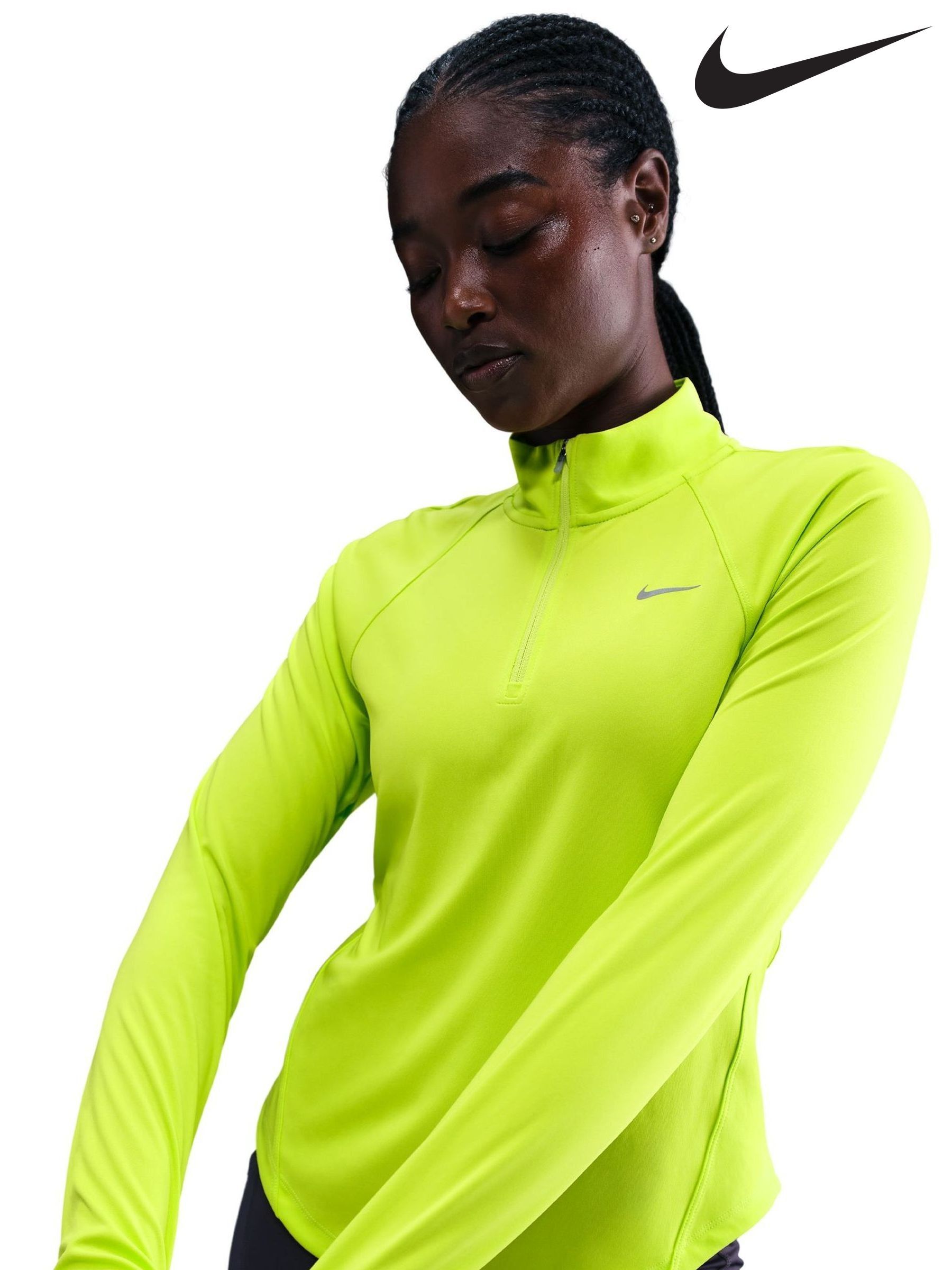 nike zip up shirt womens