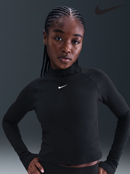 Nike Black Dri-FIt Warm Long Sleeve Mid Layer T-Shirt (G00983) | £65