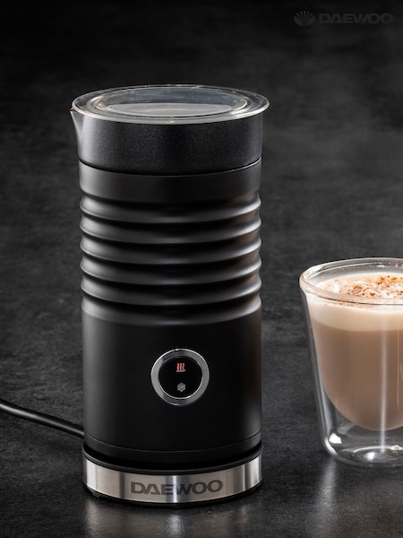 Daewoo Black 200ml Electric Milk Frother (G01142) | £30