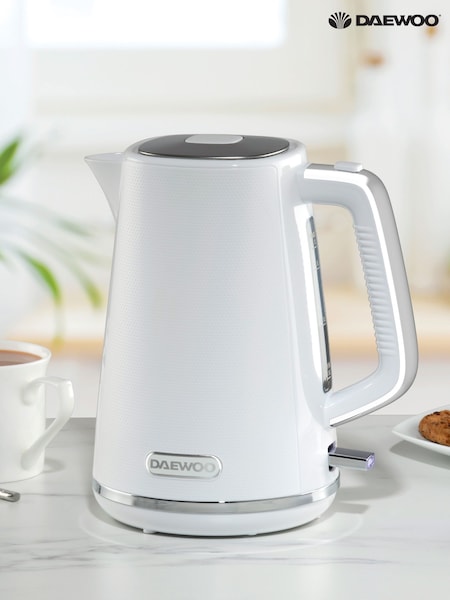 Daewoo White Stirling 1.7L 3Kw Jug Kettle (G01162) | £35