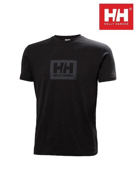 Helly Hansen Box 2.0 100% Cotton Black T-Shirt (G01227) | £30