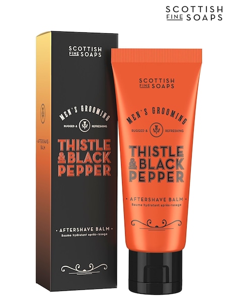 Scottish Fine Soaps Thistle & Black Pepper Aftershave Balm 75ml (G01448) | £13