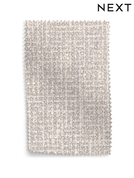 Dove Grey Chunky Texture Upholstery Swatch (G01512) | £0