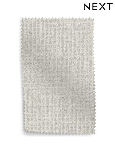 Oyster Chunky Texture Upholstery Swatch (G01513) | £0