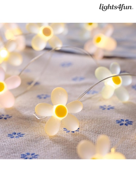 Lights4fun 20 Pack Flower Micro String Lights (G01520) | £10