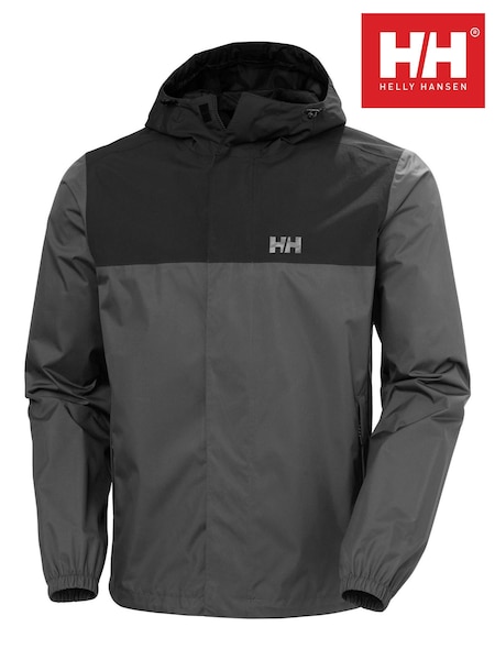 Helly Hansen Grey Vancouver Rain Jacket (G01521) | £120
