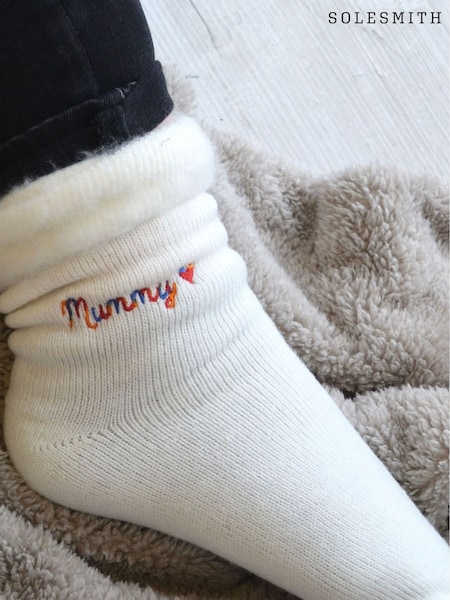 Personalised Rainbow Super Soft Socks by Solesmith (G01675) | £18