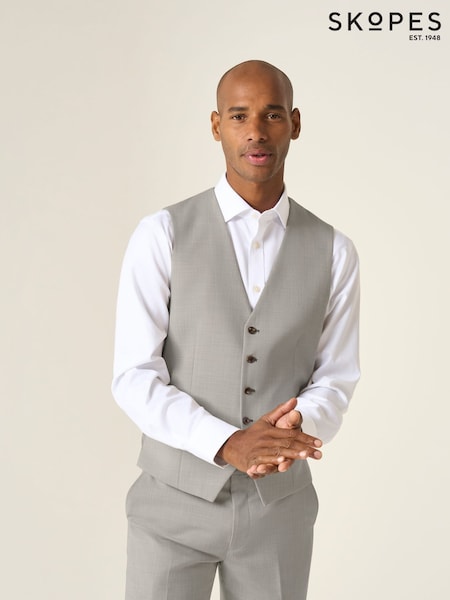 Skopes Natural Tailored Fit Redding Suit Waistcoat (G01716) | £55