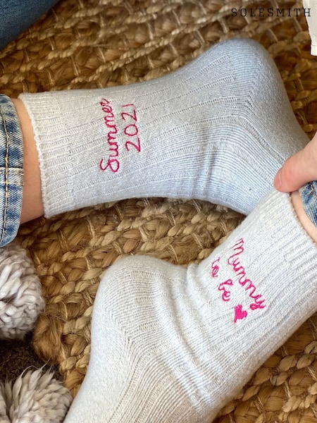 Mummy To Be Snug Socks by Solesmith (G01725) | £20