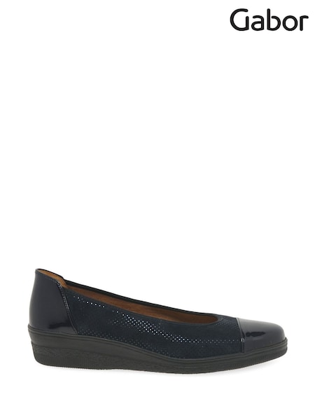 Gabor Blue Petunia Basic Casual Shoes (G01769) | £75