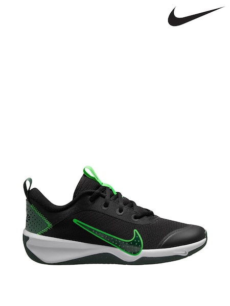 Nike Black Volt Youth Omni Court Trainers (G01841) | £43