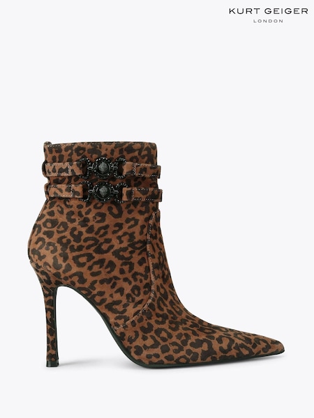 Kurt Geiger London Brown Mansion Ankle Boots (G02448) | £269