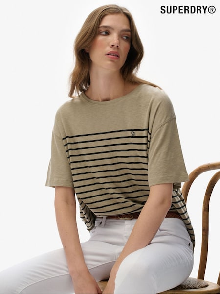 Superdry Nude Studios Dropped Shoulder T-Shirt (G02775) | £20