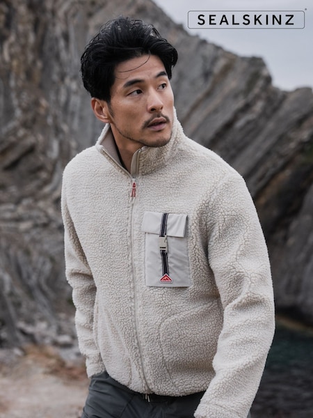 Sealskinz Horsham Mens Sherpa Zip Up Fleece (G02903) | £90