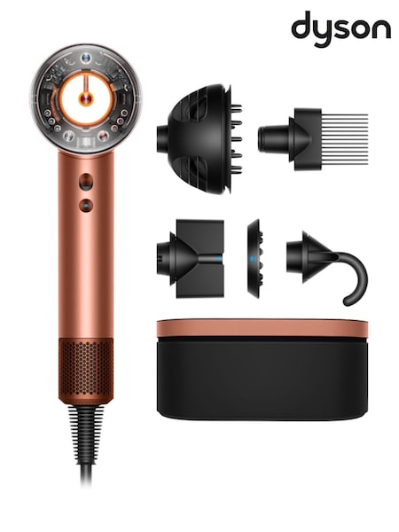 Dyson Curly + Coily Amber Silk Supersonic Nural Hair Dryer With Presenatation Case (G04050) | £400