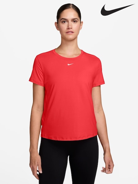 Nike Crimson Red One Classic Dri-FIT Short Sleeve T-Shirt (G04224) | £33
