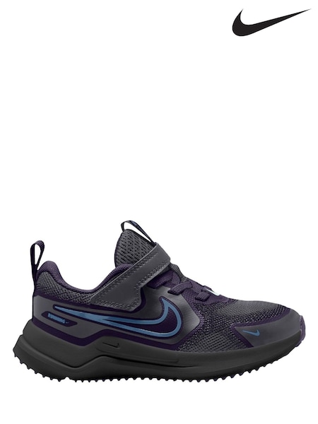 Nike Black Blue Junior Cosmic Running Trainers (G04852) | £33