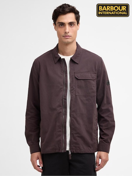 Barbour® International Red Maze Overshirt (G05007) | £139