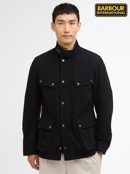 Barbour® International Blue Duke Wool Jacket (G05011) | £379