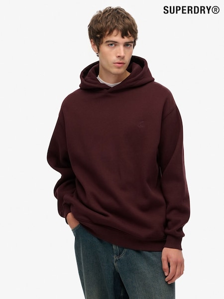 Superdry Red Blank Oversized Hoodie (G05202) | £55
