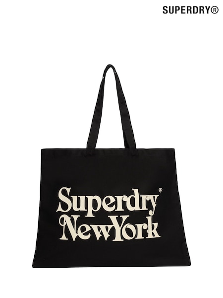 Superdry Black Tote (G05211) | £6
