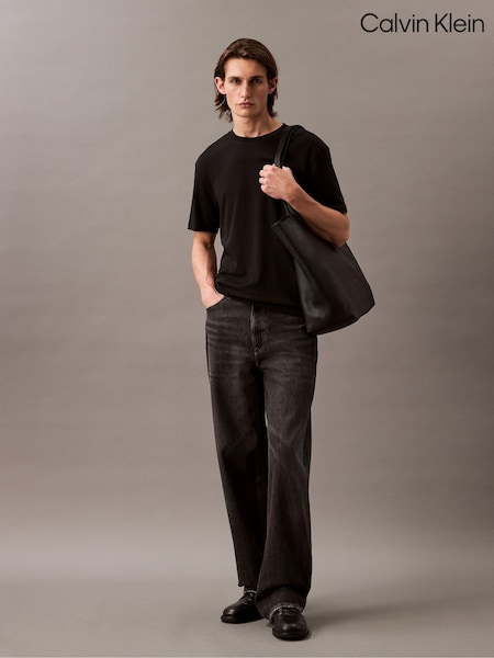 Calvin Klein Black Cotton T-Shirt (G05518) | £55