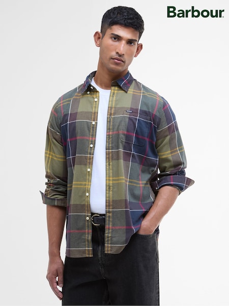 Barbour® Brown Glendale TF Shirt Classic (G05586) | £70