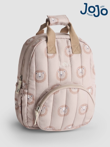 JoJo Maman Bébé Natural Lion Personalised Backpack (G05832) | £28