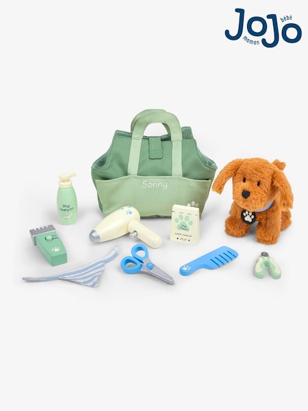 JoJo Maman Bébé Green Personalised Dog Grooming Playset (G05841) | £48