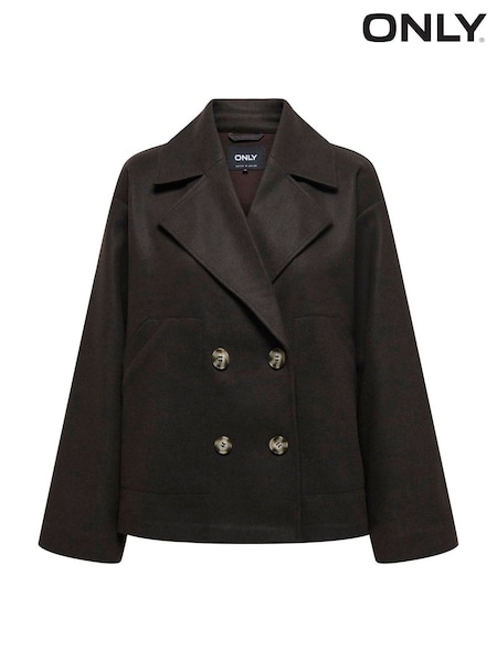 ONLY Brown Spread Collar Short Jacket (G05884) | £52