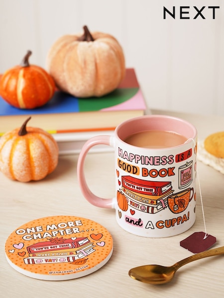 Orange Happiness is a Good Book Gift Set (G05913) | £20
