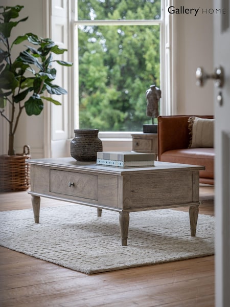Gallery Home Natural Haven Push Drawer Coffee Table (G06347) | £600