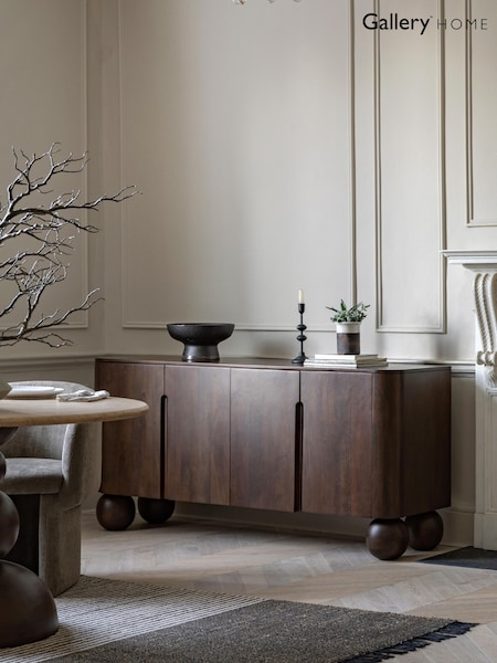 Gallery Home Dark Wood Verve 4 Door Sideboard (G06352) | £1,440