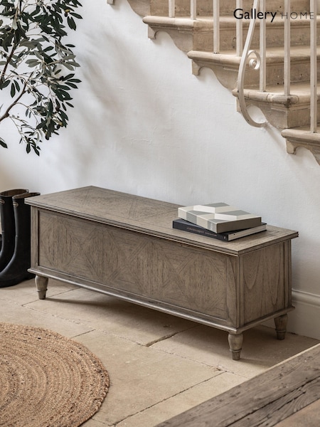 Gallery Home Natural Haven Hall Bench Chest (G06354) | £600