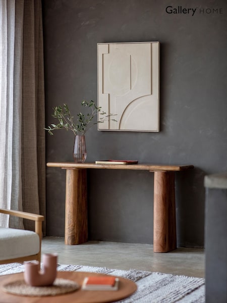 Gallery Home Black Zephyr Console Table (G06371) | £670
