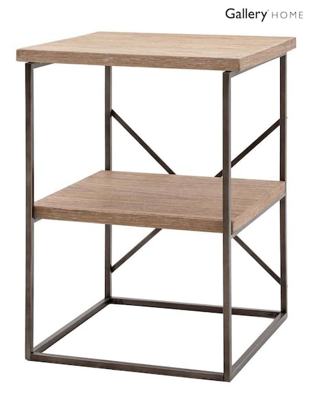 Gallery Home Light Wood Briarwood Side Table (G06373) | £145