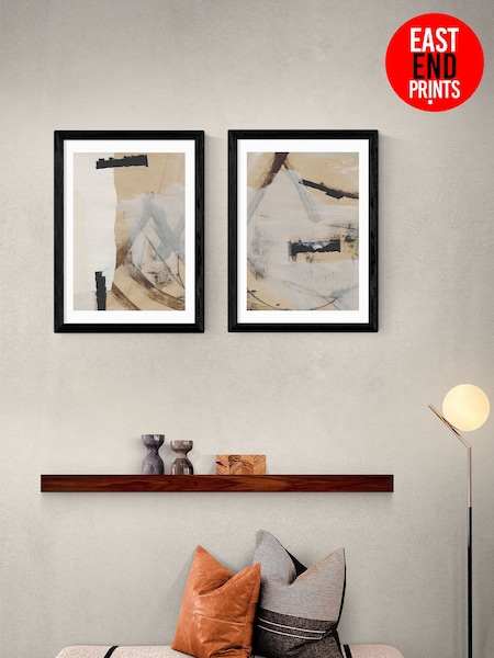 East End Prints Black Reunion Wall Art Set by Dan Hobday (G06391) | £90 - £245