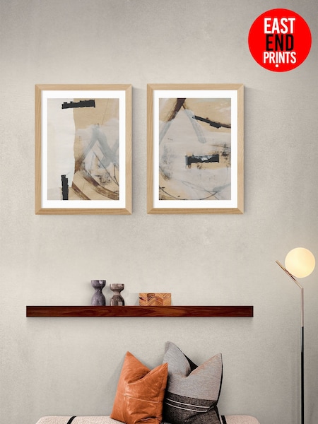 East End Prints Oak Reunion Wall Art Set by Dan Hobday (G06394) | £90 - £245