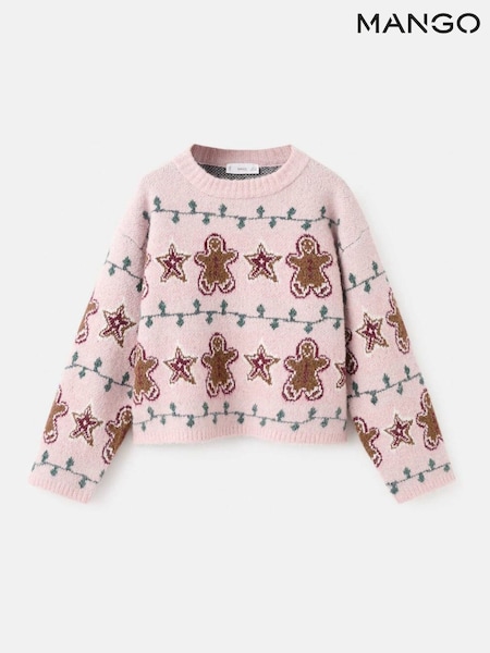 Mango Pink Biscuits Sweater (G07188) | £28